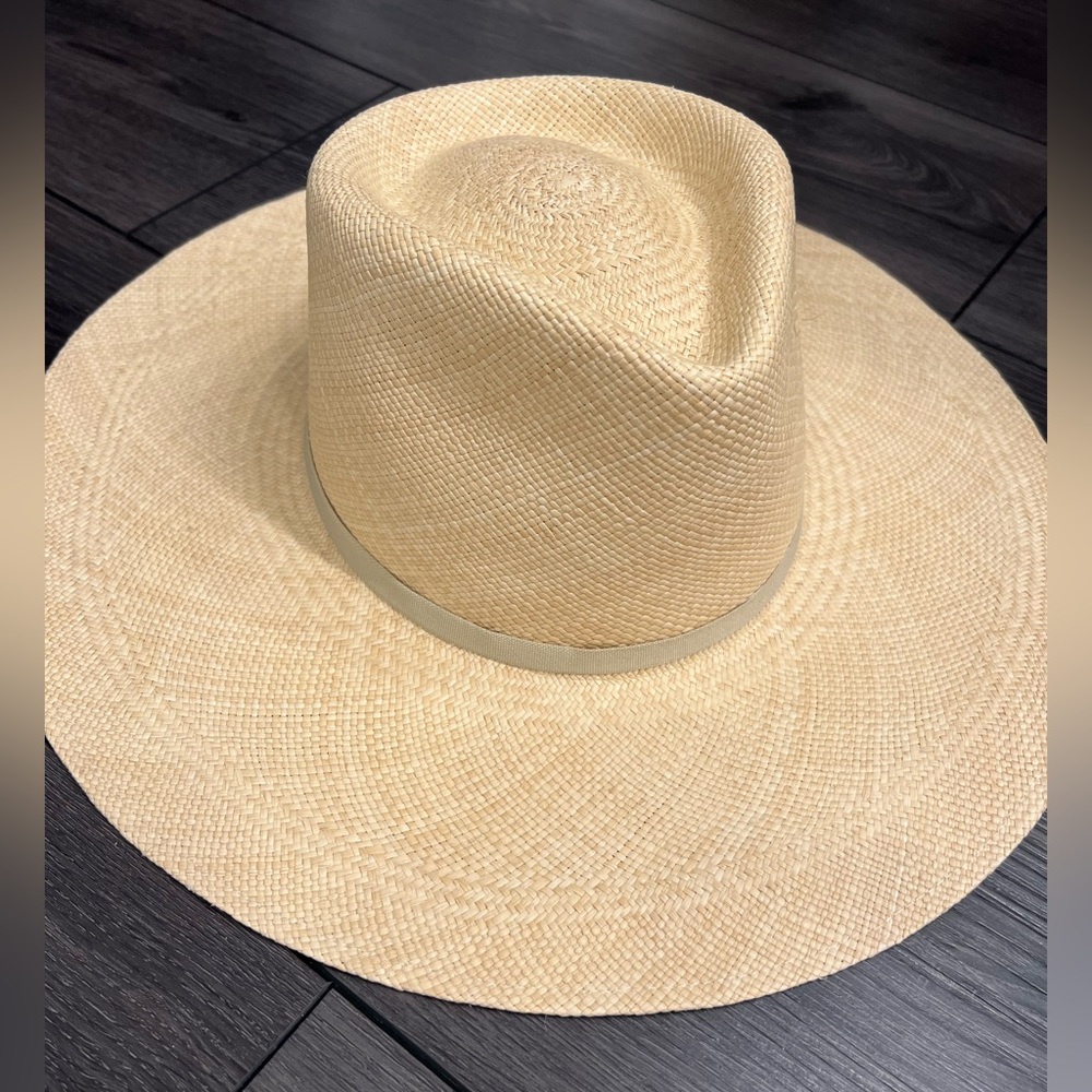 Cuyana wide brim Ecuador straw hat